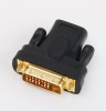 DVI HDMI Adapter, HDMI to DVI Converter, Gold Plated, Convenient and Durable