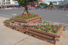 wood plastic flower box