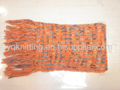 Fashion lady acrylic knitted scarf