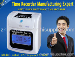 Electronic Time Recorder Portuguese S-960B