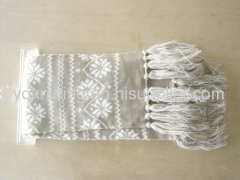 jacquard scarf