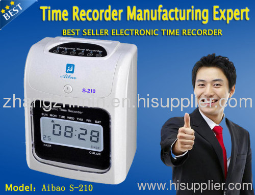 Electronic Time Recorder AIBAO S-210