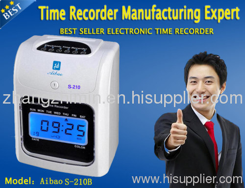 Electronic Time Recorder AIBAO S-210B