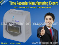 Electronic Time Recorder AIBAO S-680