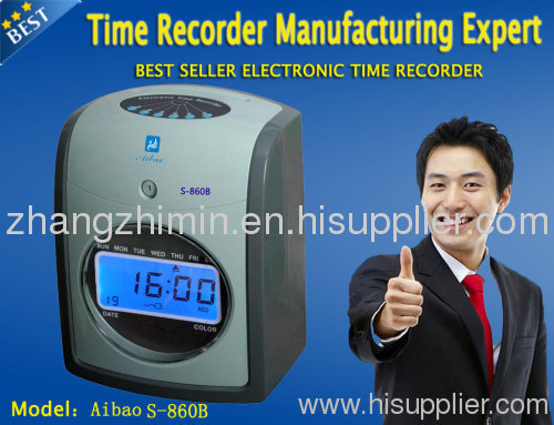 Electronic Time Recorder AIBAO S-860B