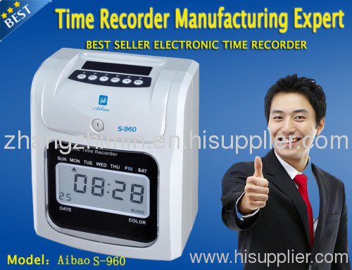 Electronic Time Recorder AIBAO S-960