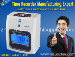 Electronic Time Recorder AIBAO S-990B