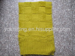 Fashion lady acrylic knitted scarf