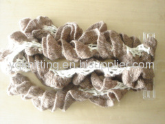 knitted triangle scarves