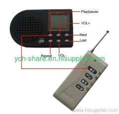 YCH-360B bird hunting mp3 player (Built-in 182 Bird sounds support 2 speakers)