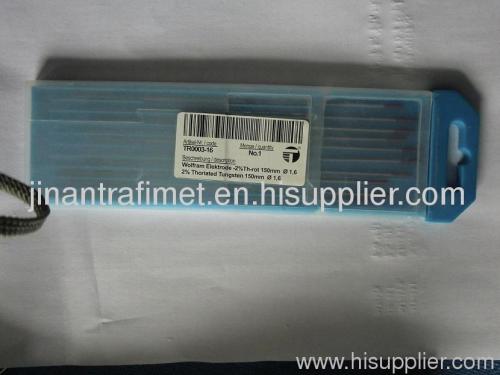 tungsten electrode for tig welding thoriated tungsten--WT20