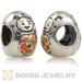 european Silver Babushka Doll Charm Beads