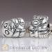 925 Sterling Silver Panda Animal Charms