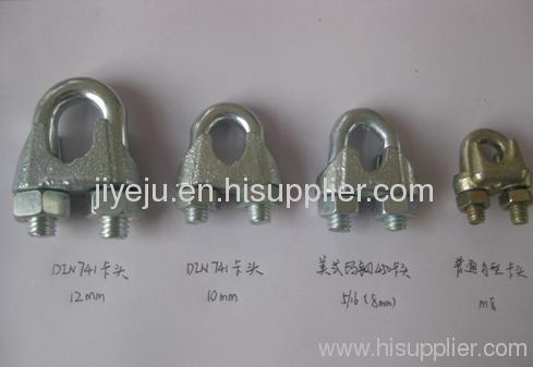 malleable steel wire rope clip