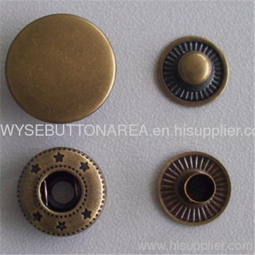 Snap buttons prong snap press button