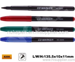 Permanent Pen Marker 1 mm. Black Red Blue Green No Toxic For CD/DVD