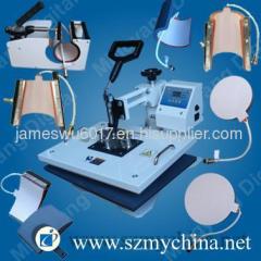 combo sublimation heat press transfer printing machine 8 in 1