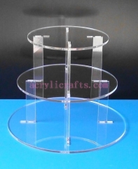 3-Tier clear acrylic cupcake stand