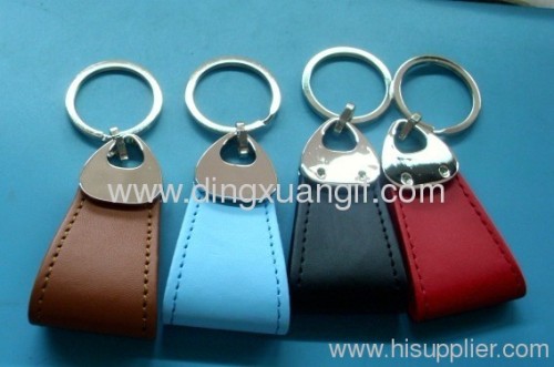 Leather keychain