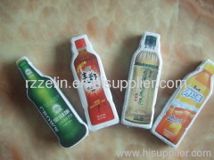 bottle shape cotton material compressed towel