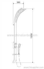 shower panel/ shower column B7028