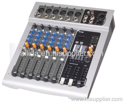 6 Channel +48V Phantom Power PV6 Audio Mixer
