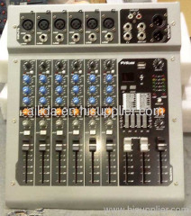 6 Channel +48V Phantom Power PV6USB Audio Mixer