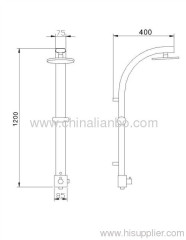 shower panel /shower column B1010