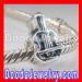 Silver european Violin Charms For European Bracelets