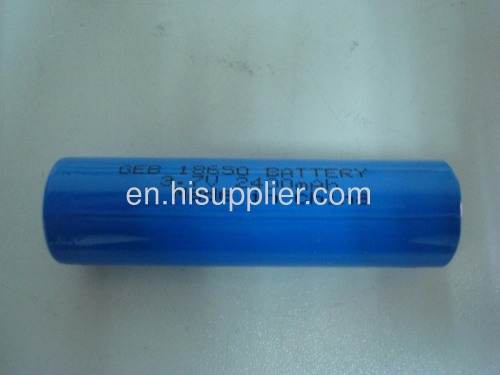 18650 Li-ion battery for laptop, flashlight