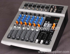 6 Channel +48V Phantom Power PV6P Powered Mixer