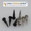 Black Oxided Stainless Steel Optical Screw, Self Aligning Hinge Screw