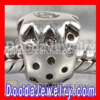 925 sterling silver strawberry charm beads wholesale