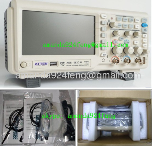 ATTEN ADS1062CAL 60M Hz 1G Digital Oscilloscope 7" LCD