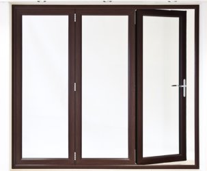 Thermal break front doors