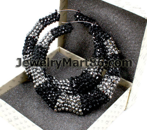 wholesale crystal bamboo earrings JBE018