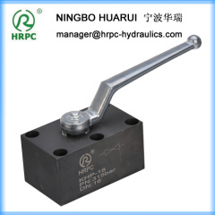 hydraulic valve for manifold mounting