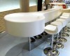 corian artificial stone long dinning tabletop