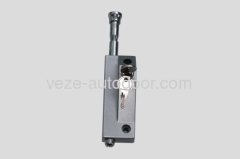 Automatic sliding door manual bolt lock