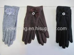 Fashion lady woven glove