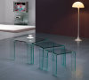 Glass nested tables