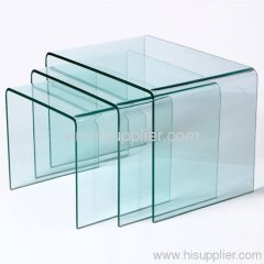 Tempered glass nest table