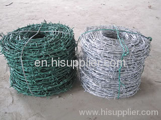 Electric galvanized barbed wire