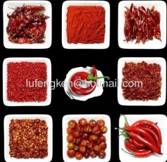 Dried red pepper chili power/ crushed/ ring/