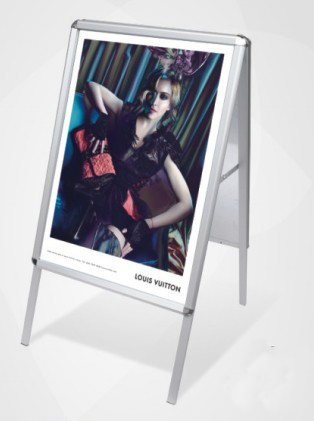 A board pavement signs swing frame display stand