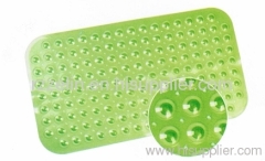 Green color bathroom PVC mats