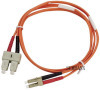 LC-SC duplex fiber optic patch cords
