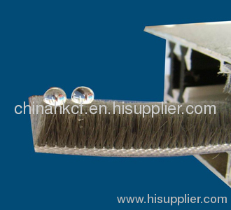 for sale brush seal pile weather stripping with silicone