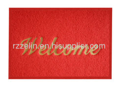 Welcome outdoor floor PVC mats