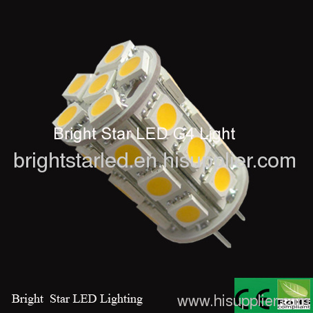 4W LED G4 with 27pcs 5050SMD and 360 degree view angle